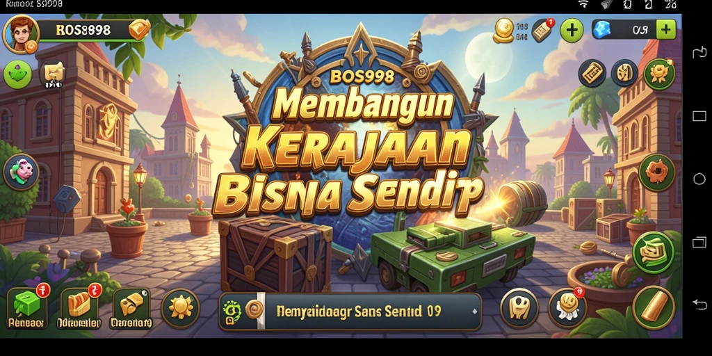 Tampilan menarik gameplay Tycoon yang mengasyikkan.