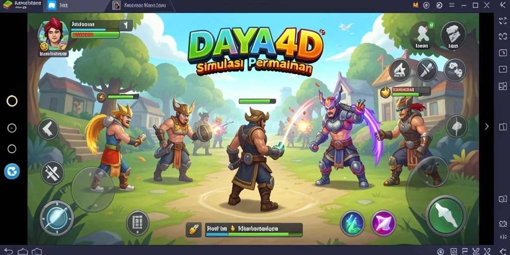 Tampilan menarik dari gameplay DAYA4D yang menggugah semangat.