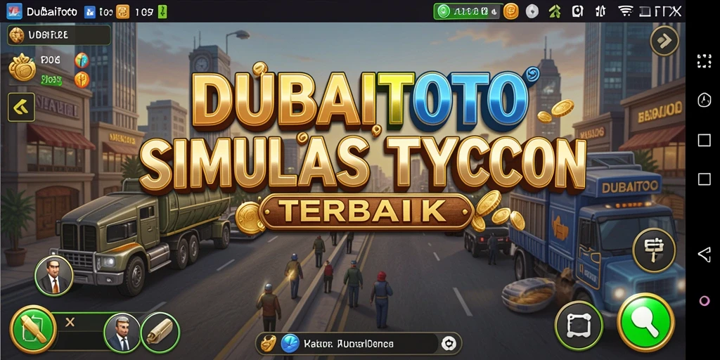 Tampilan gameplay DUBAITOTO yang menarik saat membangun bisnis.