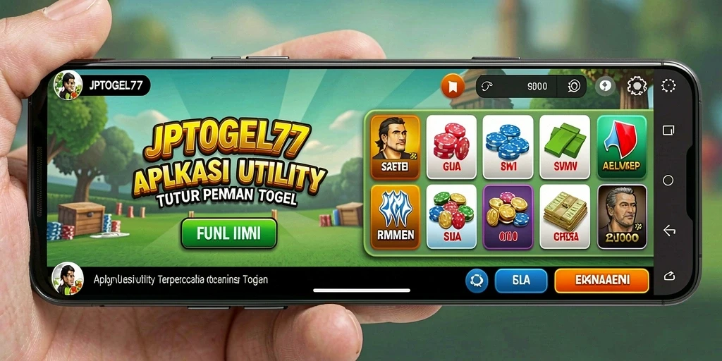 Tampilan aplikasi JPTOGEL77 dengan fitur analisis statistik togel.
