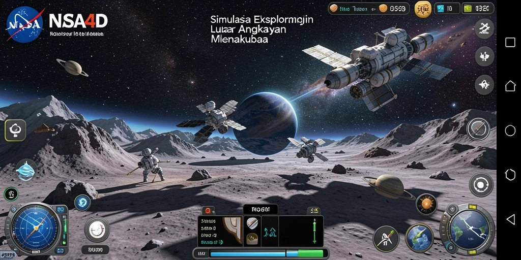 Gameplay menarik dari NASA4D dalam simulasi luar angkasa.