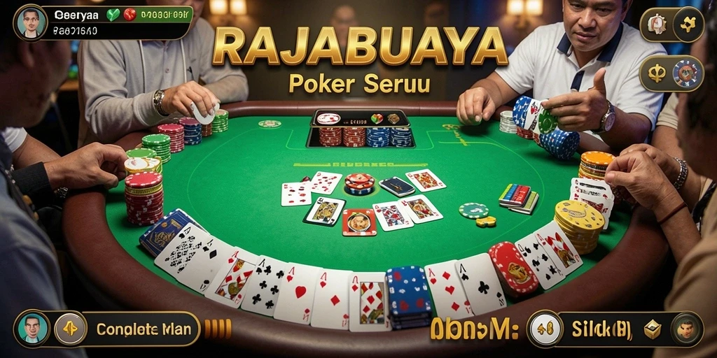 Tampilan grafis menarik dari gameplay RAJABUAYA yang intens.