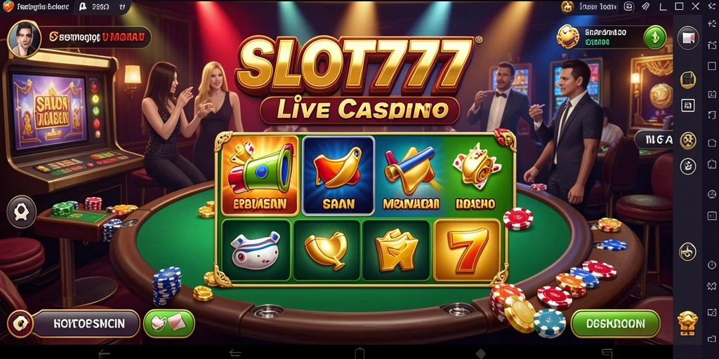 Gameplay Live Casino yang seru dan interaktif di SLOT777.