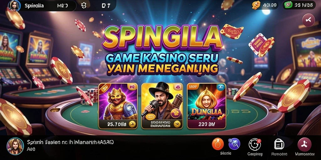 Gameplay SPINGILA yang seru dengan grafis menawan.