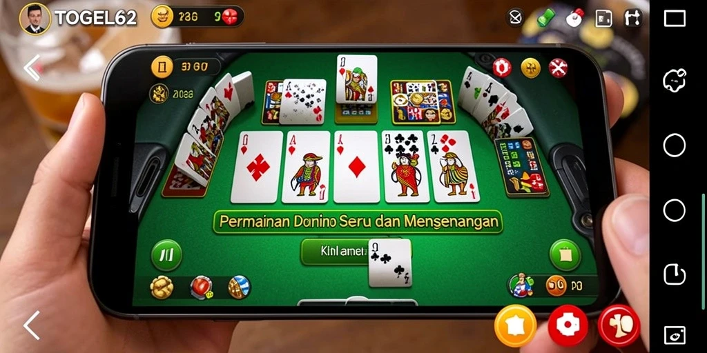 Tampilan gameplay seru TOGEL62 dengan aksi Domino yang mendebarkan.