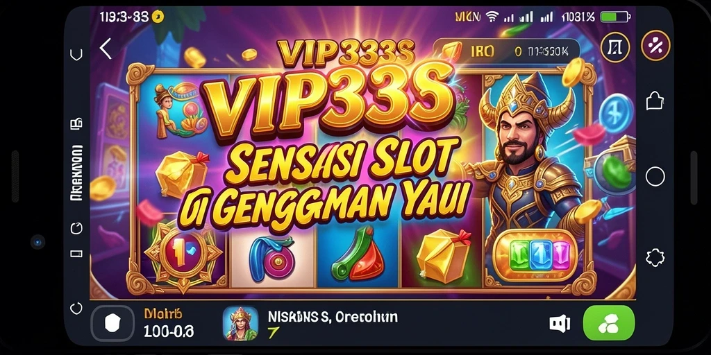 Tampilan menarik dan menyenangkan dari gameplay Slot VIP333.